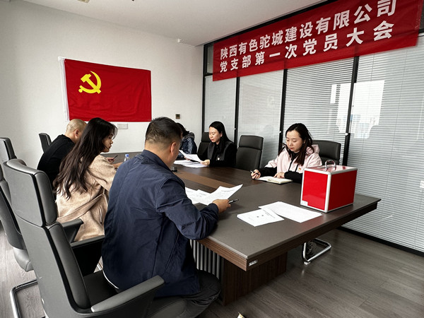 凝心聚力啟新程，有色駝城黨支部正式成立！